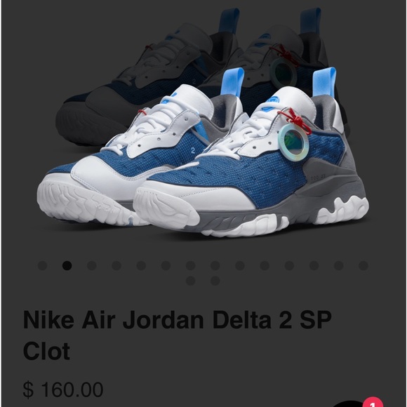 Jordan x clot men’s size 10 - Picture 1 of 4